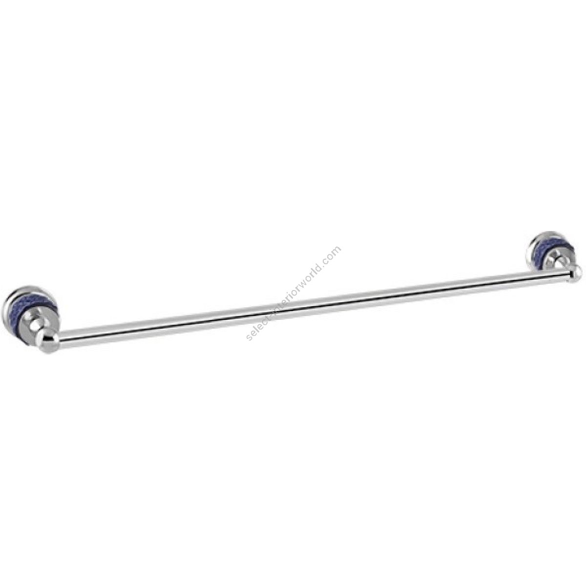 Bronces Mestre / Towel Holders / Towel rail 600mm with blue porcelain 065572.A00.50
