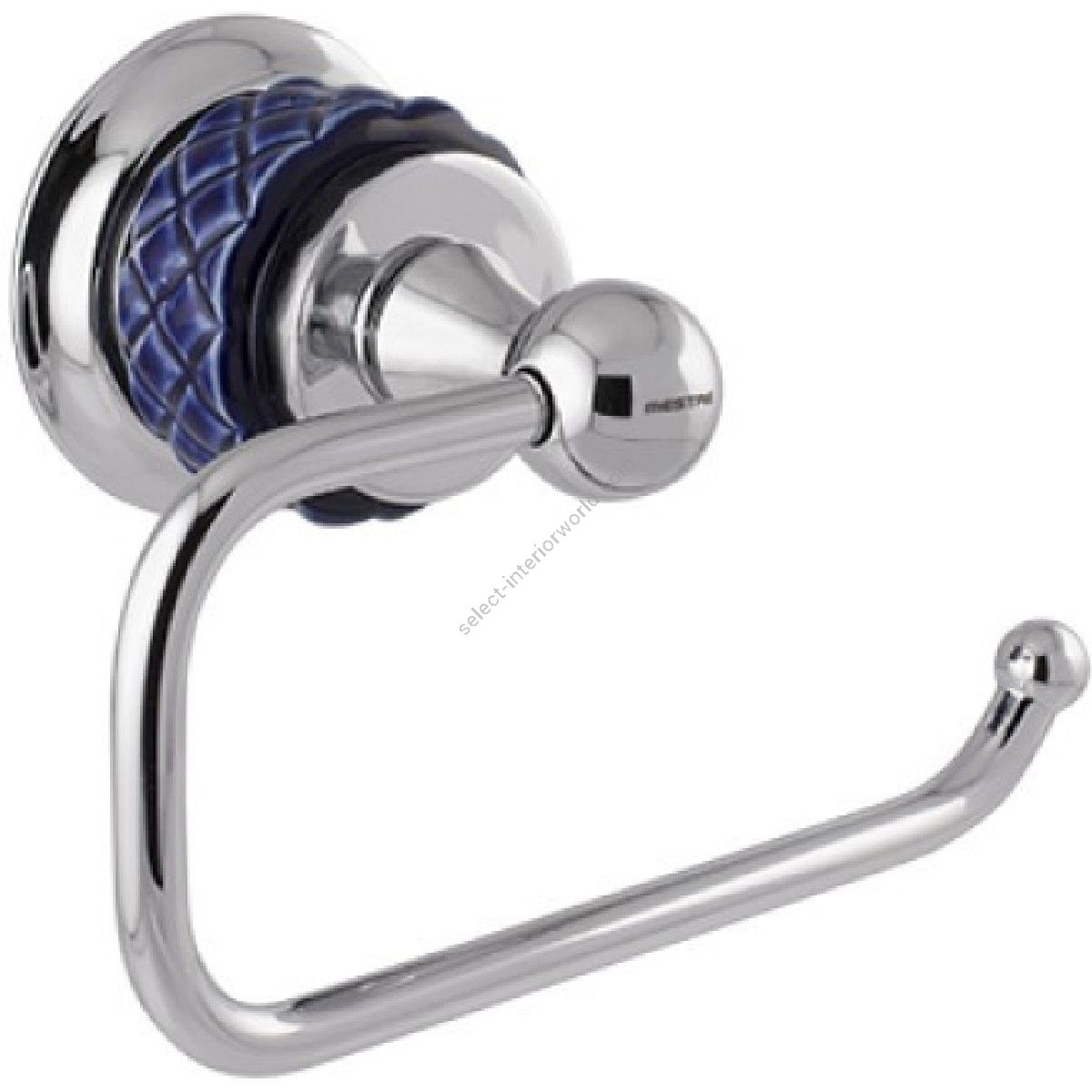 Bronces Mestre / Toilet Roll Holders / Coquette with Blue porcelain 065577.A00.50