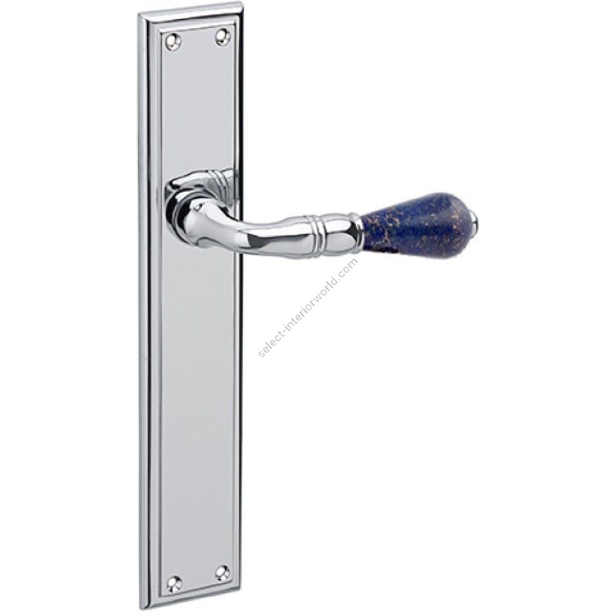 Bronces Mestre / Door Handles / Urbe Precious Lapislazuli with lapislazuli stone 0A4769.LP0.50