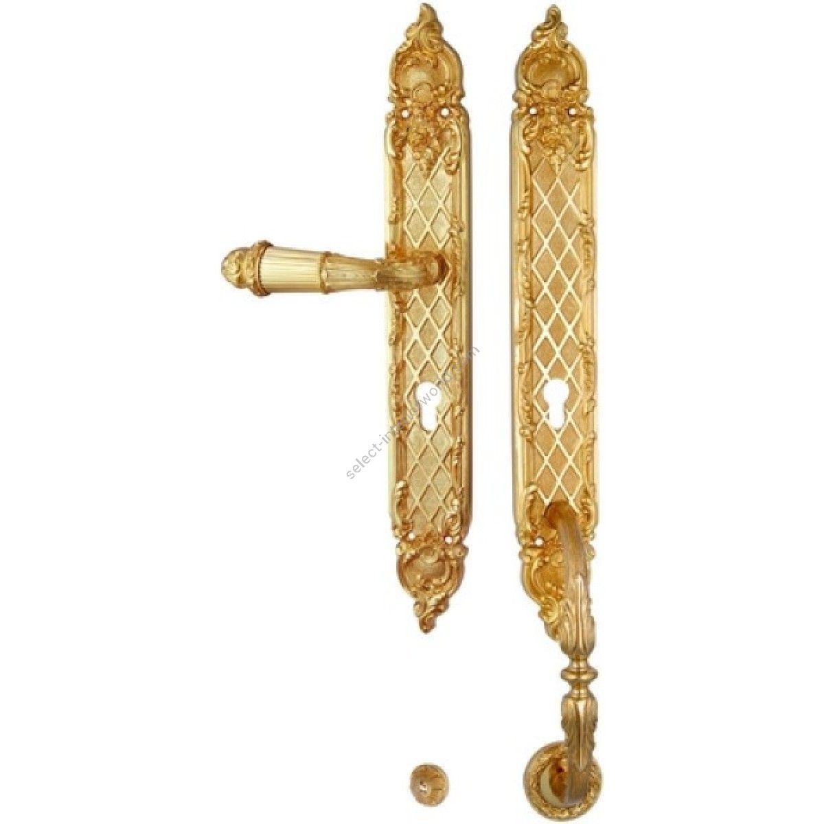 Bronces Mestre / Door Handles / Clasica set with keyhole europrofile 85mm left 0J1607.85Y.01