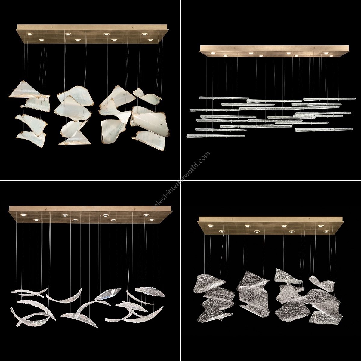 Fine Art Handcrafted Lighting / Pendants Lights / Elevate Rectangular 894840-222