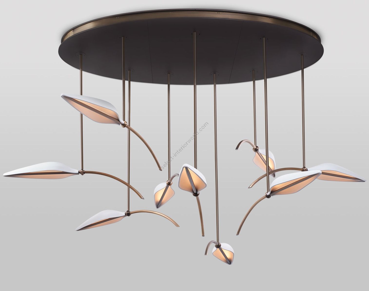 Boyd Lighting / Pendants & Suspension Lights / The Spire Leaf 9 10755
