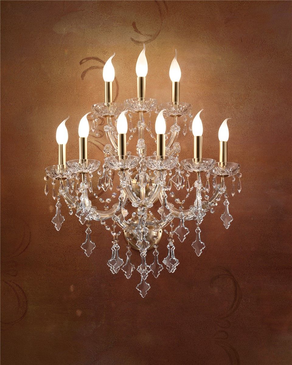 Italian Luxury Lighting / Wall Sconces / Maria Theresa 9 Lights 1156 009 Custom