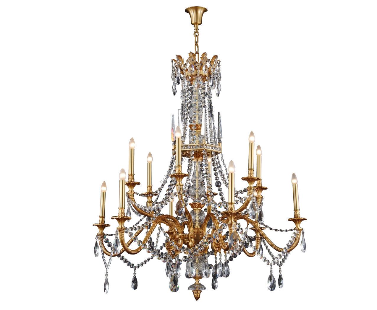 Mariner / Chandeliers / Casted bronze & Bohemia chiselled crystal & Austrian crystal garlands 19997.0