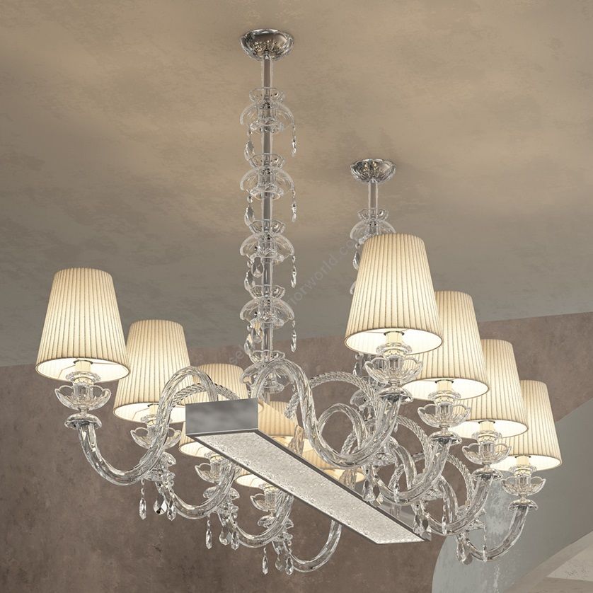 Patrizia Volpato / Chandeliers / Intrecci Handcrafted Murano Glass 1310-10