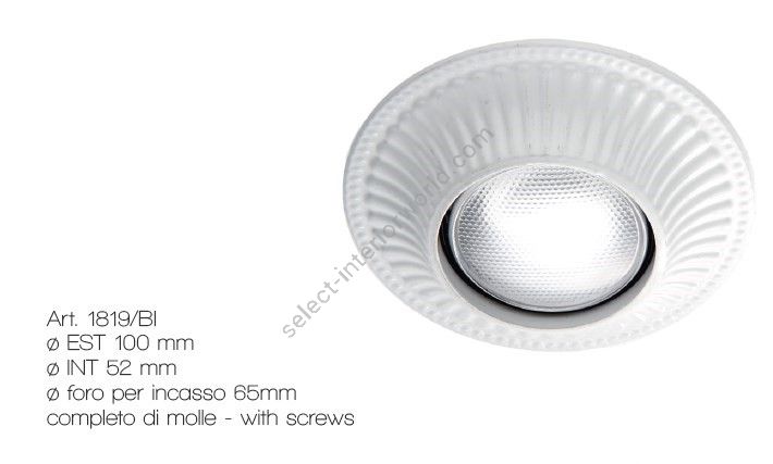 Il Paralume Marina / Recessed Lighting / 1819/BI