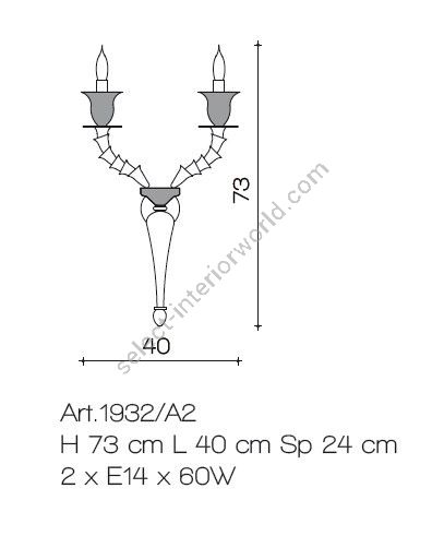 Il Paralume Marina / Wall Sconces / IL-1932/A2