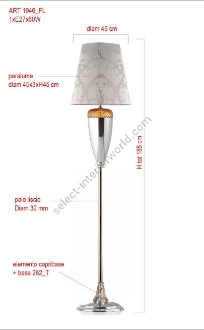 Il Paralume Marina / Floor Lamps / 1946/FL/AM