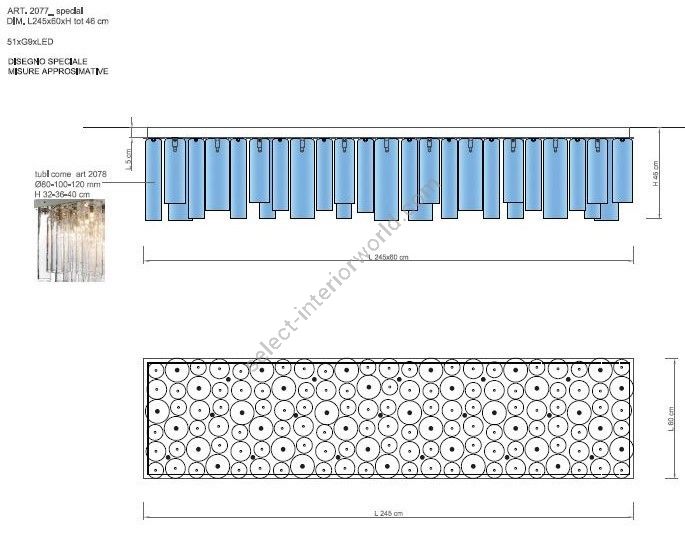 Il Paralume Marina / Chandelier / 2267