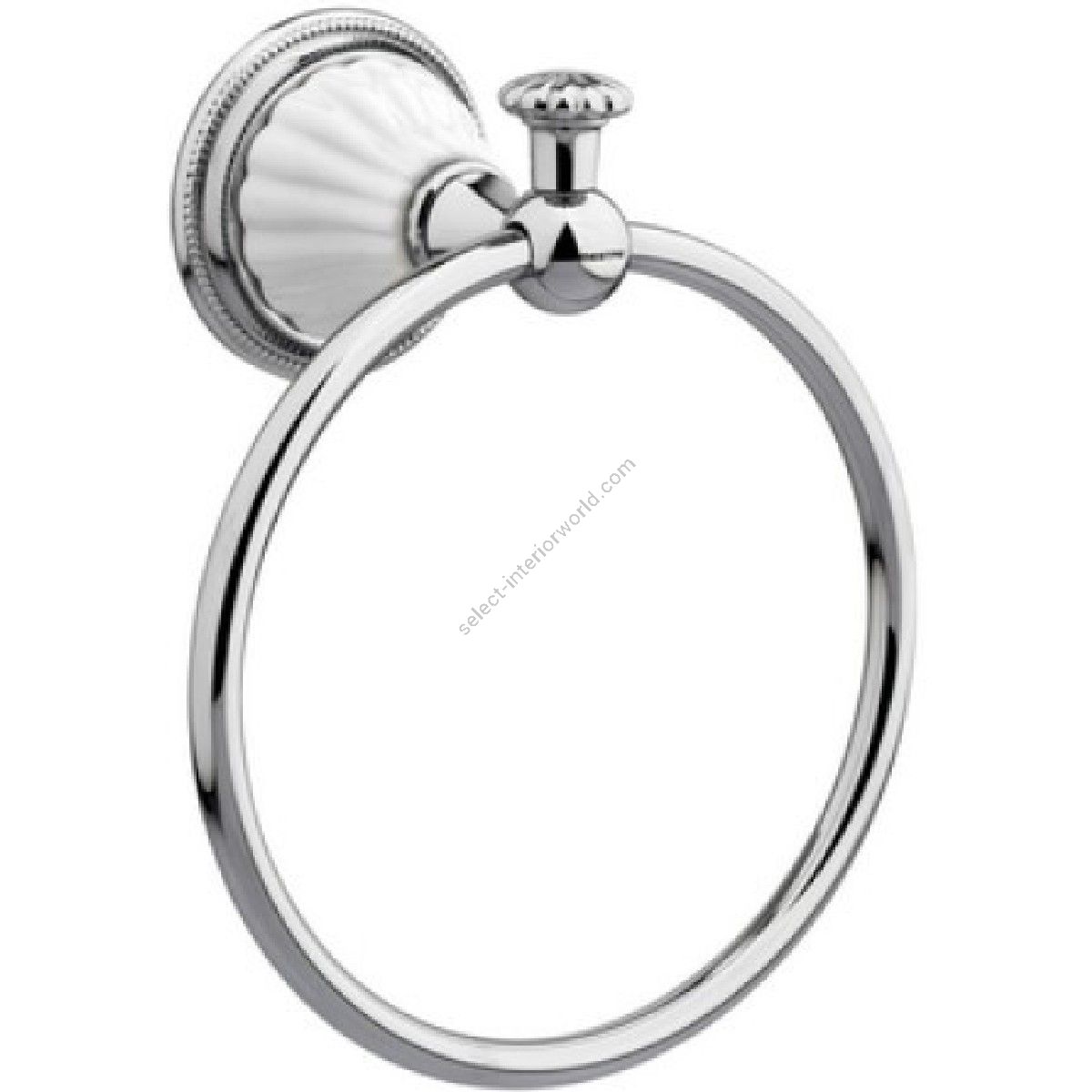 Bronces Mestre / Towel Holders / Towel ring 165mm with porcelain 233573.0000.50