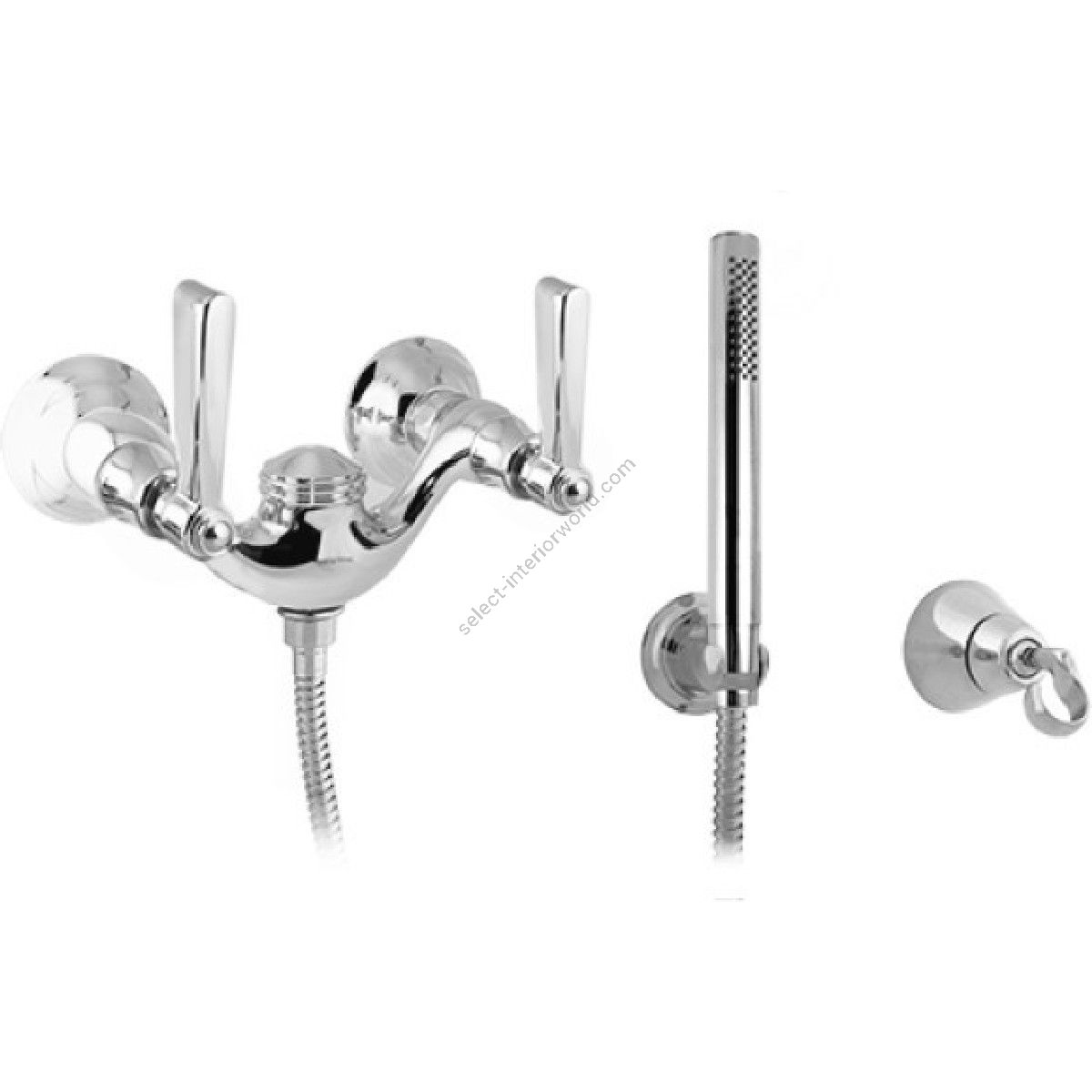 Bronces Mestre / Bath-shower fittings / Shower mixer with decorated brass ring 271019.P00.50