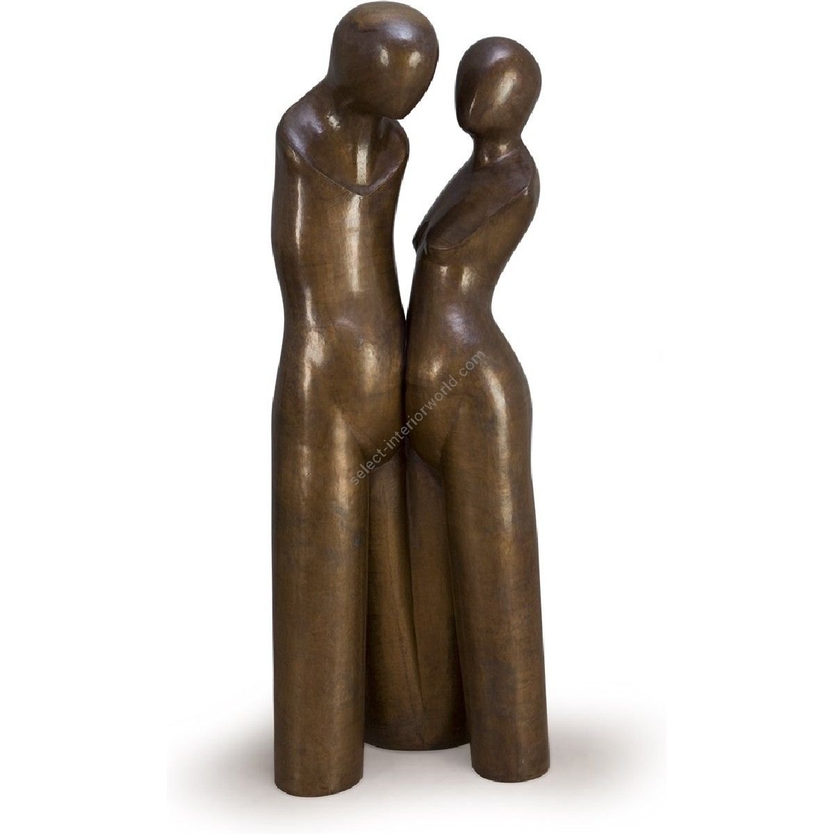 Christopher Guy / Figurative Sculptures / Amoureux En Cuivre 46-0284