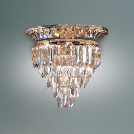 Patrizia Volpato / Wall Sconces / Cristalli Murano Glass 24 Karat Gold PV-6026-APP