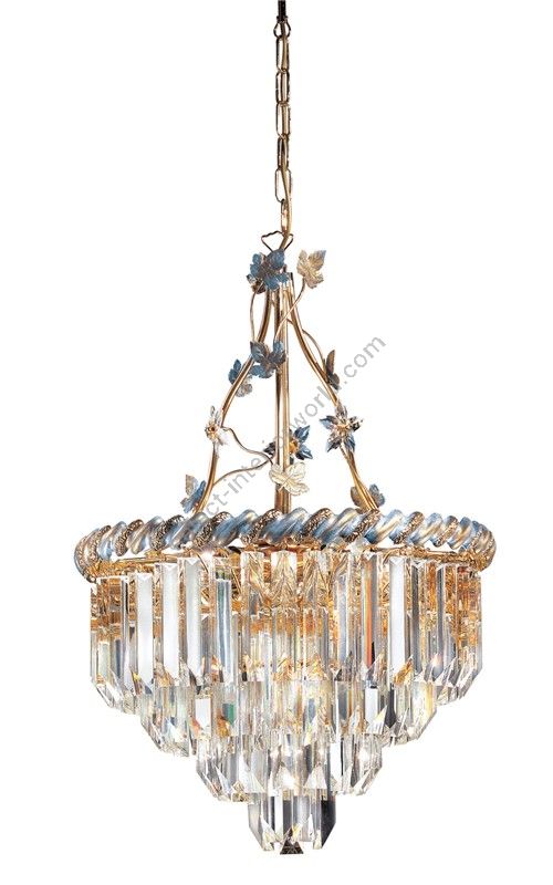 Patrizia Volpato / Chandeliers / Cristalli Murano Glass 24 Karat Gold PV-6035