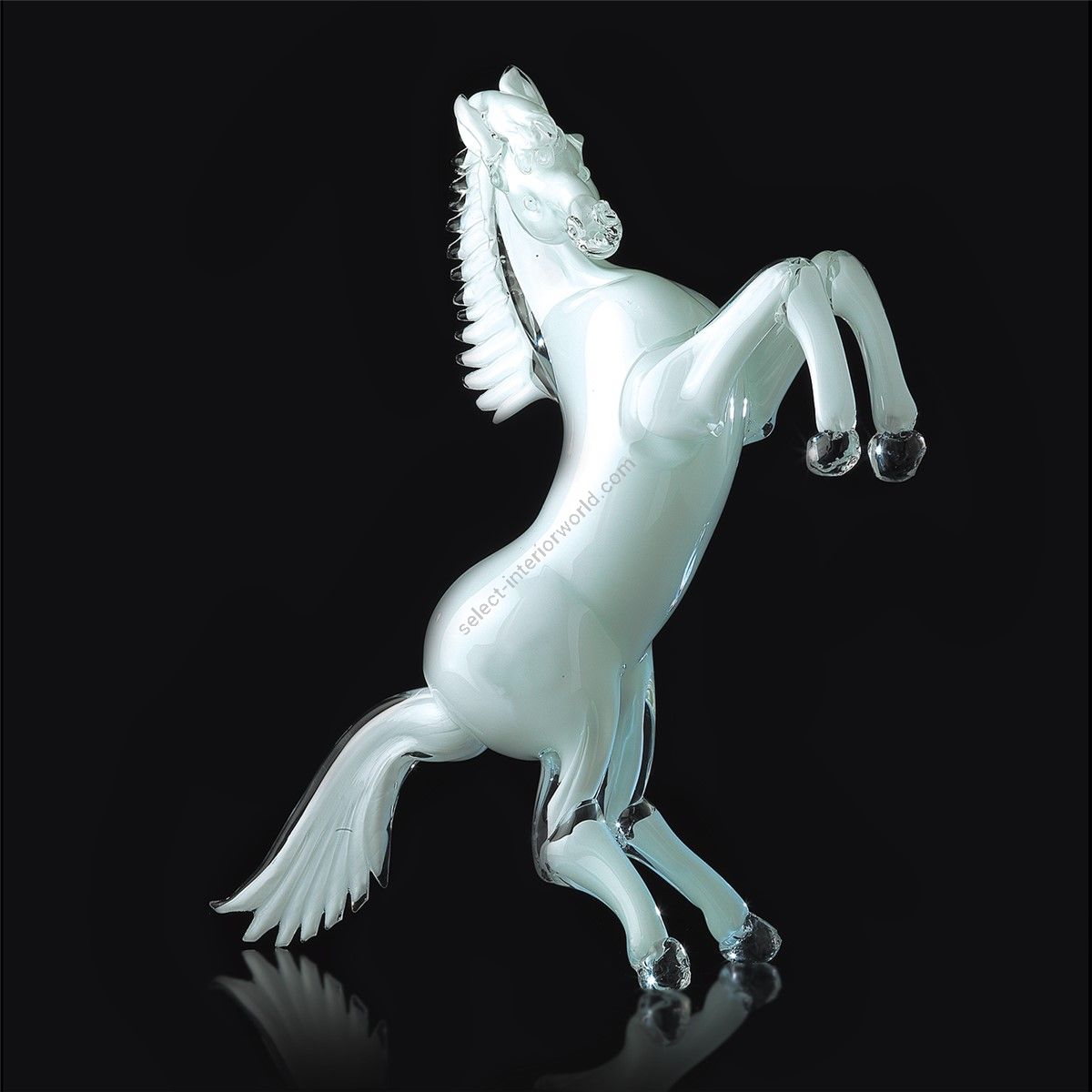 Italian Luxury Lighting / Animal Sculptures / Horse 17cm in Murano Glass 757 1 COL