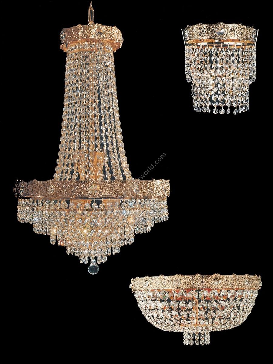 Italian Luxury Lighting / Chandeliers / Empire Style 24 Lights 9012 090