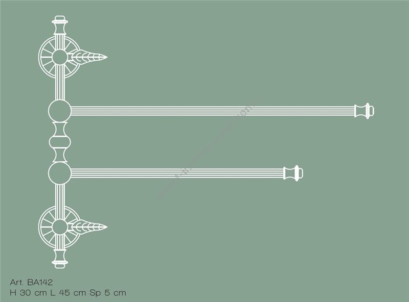 Il Paralume Marina / Double Towel racks / IL-BA142