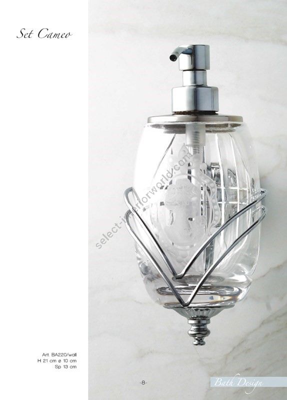 Il Paralume Marina / Bathroom soap dispensers / BA220/wall