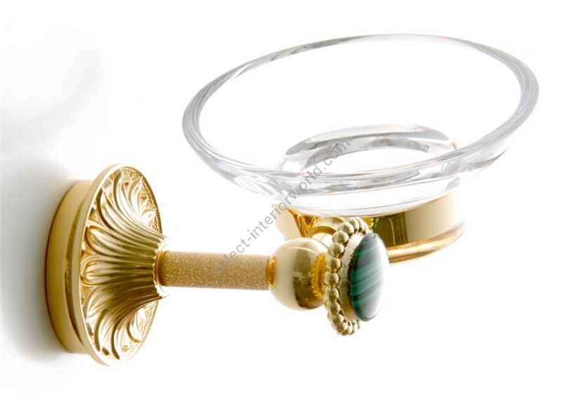 Il Paralume Marina / Soap Dishes / BA689/ORO24/MALACHITE