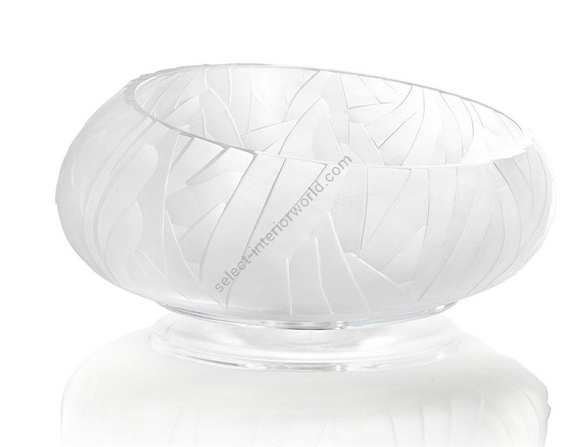 Il Paralume Marina / Washbasin handmade in clear Italian crystal / BA816