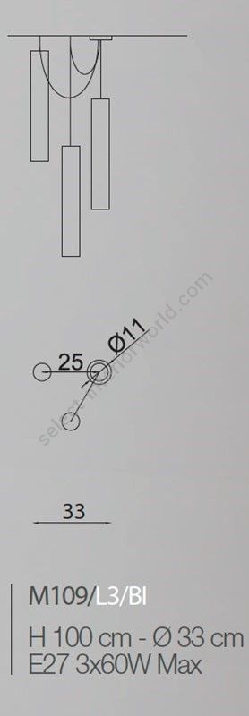 Il Paralume Marina / Chandelier / M109/L3