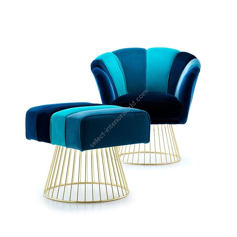 Badari / Chairs with arms / Flower Armchair Alessandro Enriquez PL-FL-AE-VL