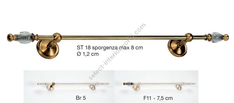 Il Paralume Marina / Curtain Rods / ST18