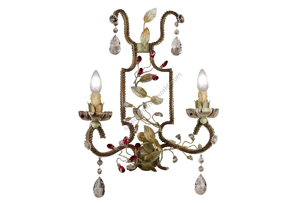 Mechini / Wall Lights / Clear and Colored Bohemian Crystal A255/2