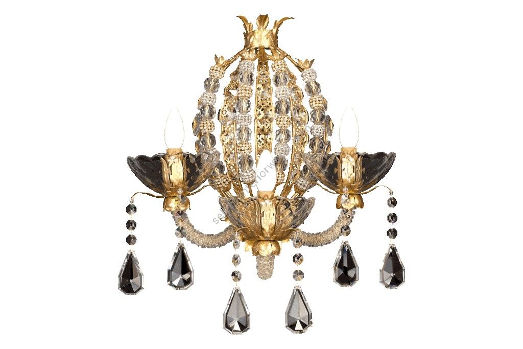 Mechini / Wall Lights / Clear and Colored Bohemian Crystal A293/3