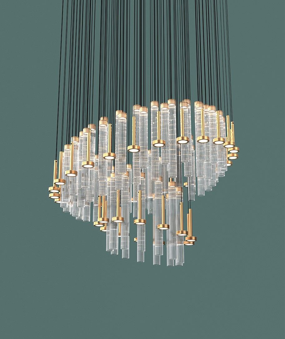 Euroluce Lampadari / Chandeliers / Astract Wave