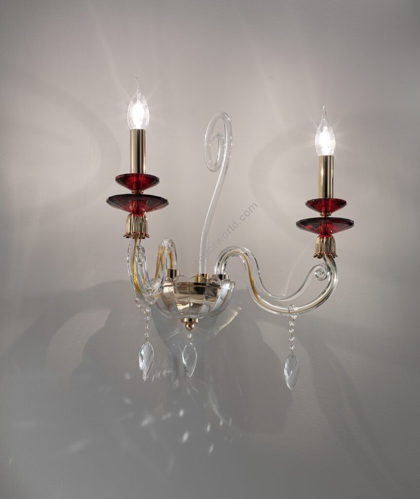 Euroluce Lampadari / Wall Sconces / Aurora A2