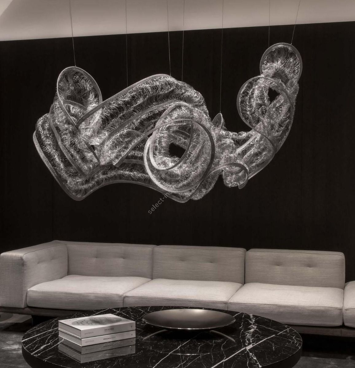 Terzani / LED Pendants & Suspension Lights / Genesis linear sculpture B55S