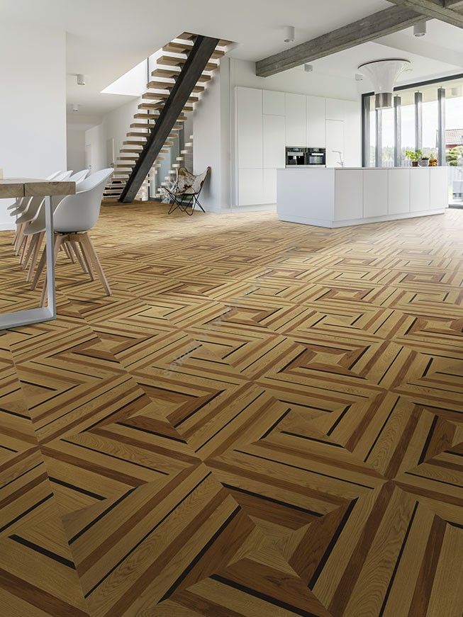 Berti / Square Space Marquetry / Pattern floor Athene