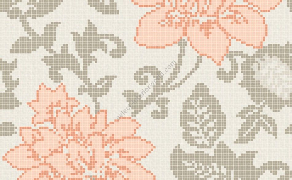 Bisazza / Mosaico - Decorations / Adelaide Pink (Flora)