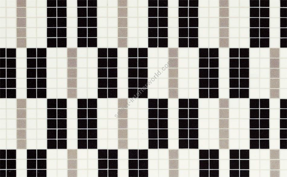 Bisazza / Mosaico - Decorations / Alternance Noir & Blanc (Modern)