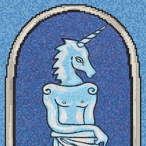 Bisazza / Mosaico - Decorations / Licorne Bleue (Timeless)