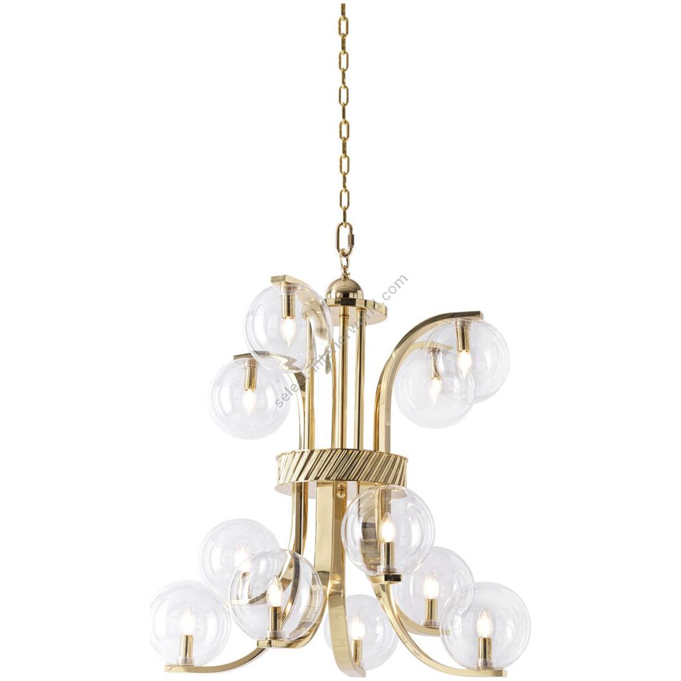 Badari / Chandeliers / Bubble Medium B4-BU-BR-GL-M