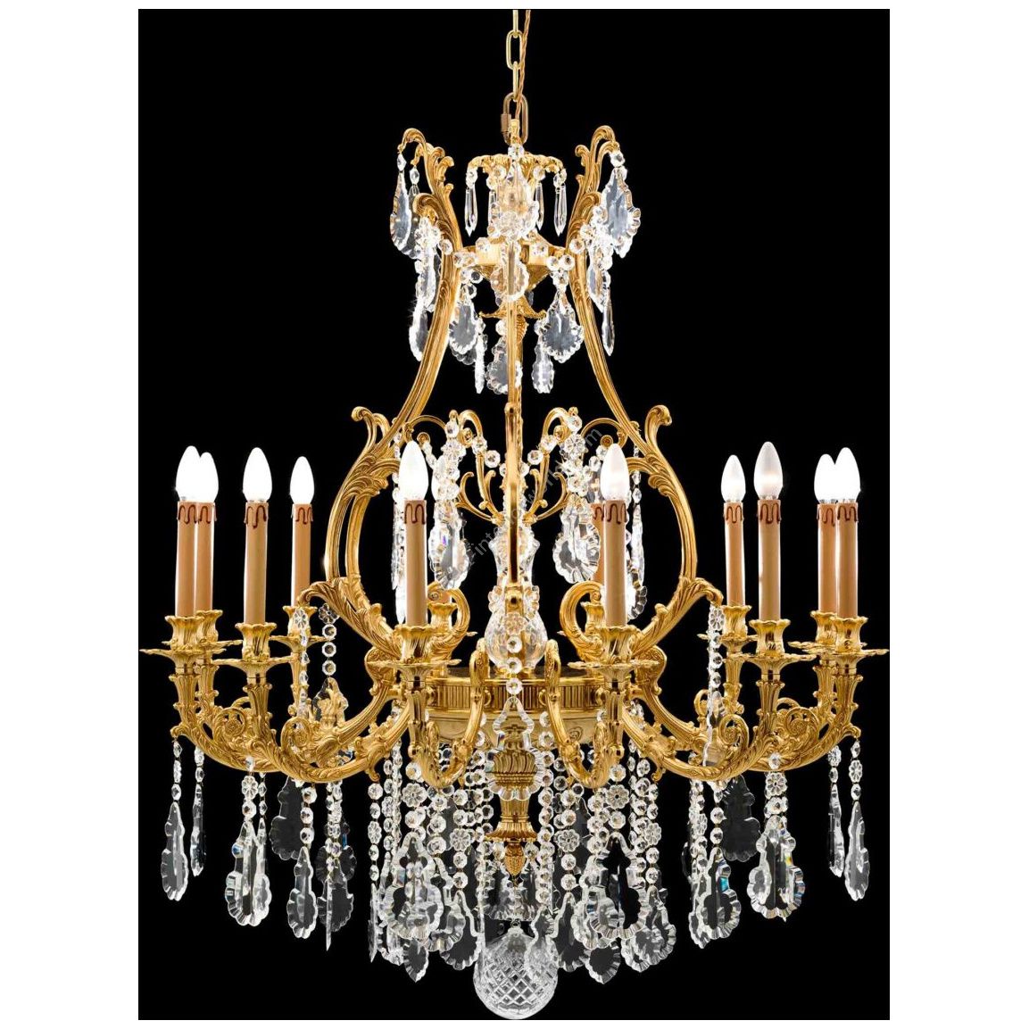 Badari / Chandeliers / 12 lights chandelier with crystals B4-29-12