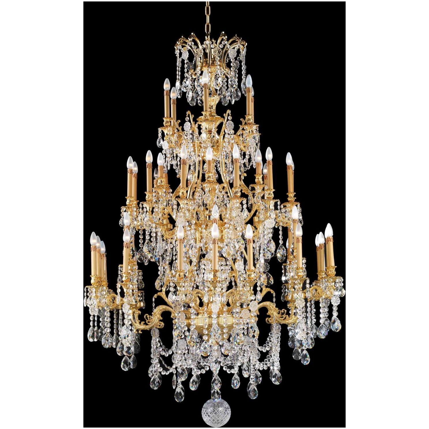 Badari / Chandeliers / 48 lights chandelier with crystals B4-29-48