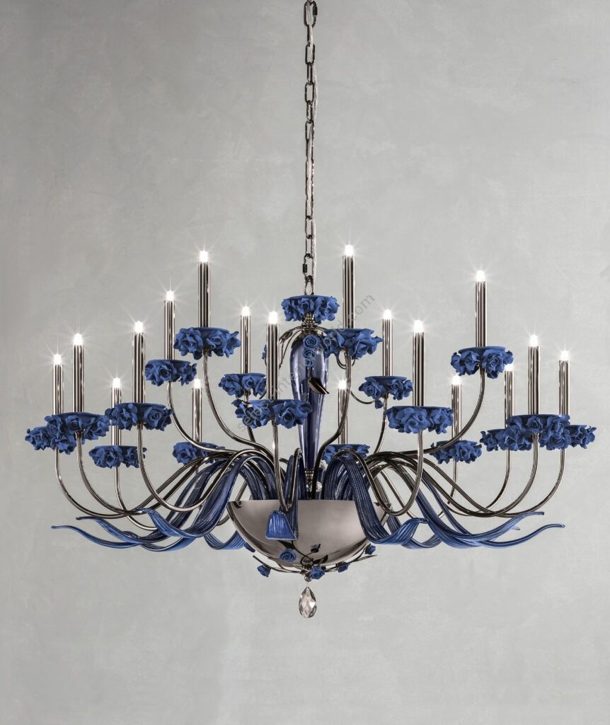 Euroluce Lampadari / Chandeliers / Bora L12+6 Blue