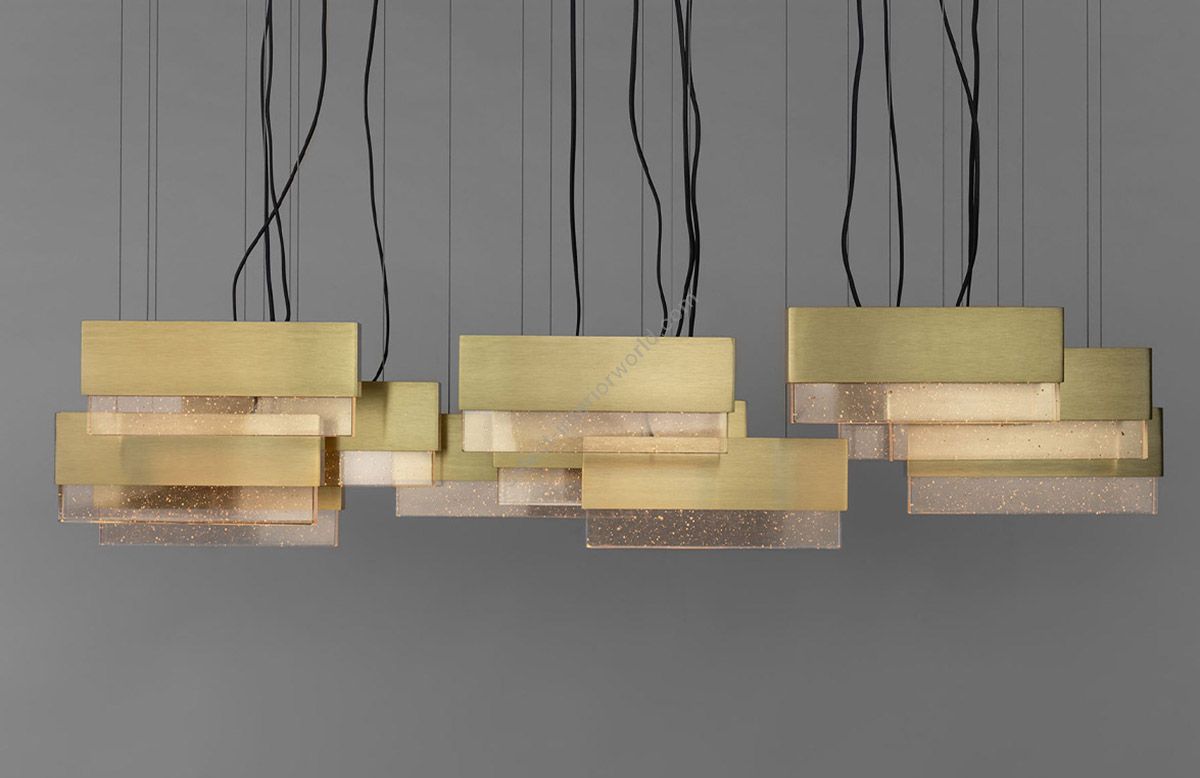 Isa 12 Linear Pendant Light by Boyd Lighting