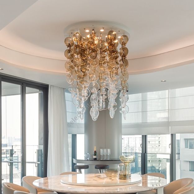 Glass & Glass Murano / Chandeliers / Tondi BV 25-01 Custom Project