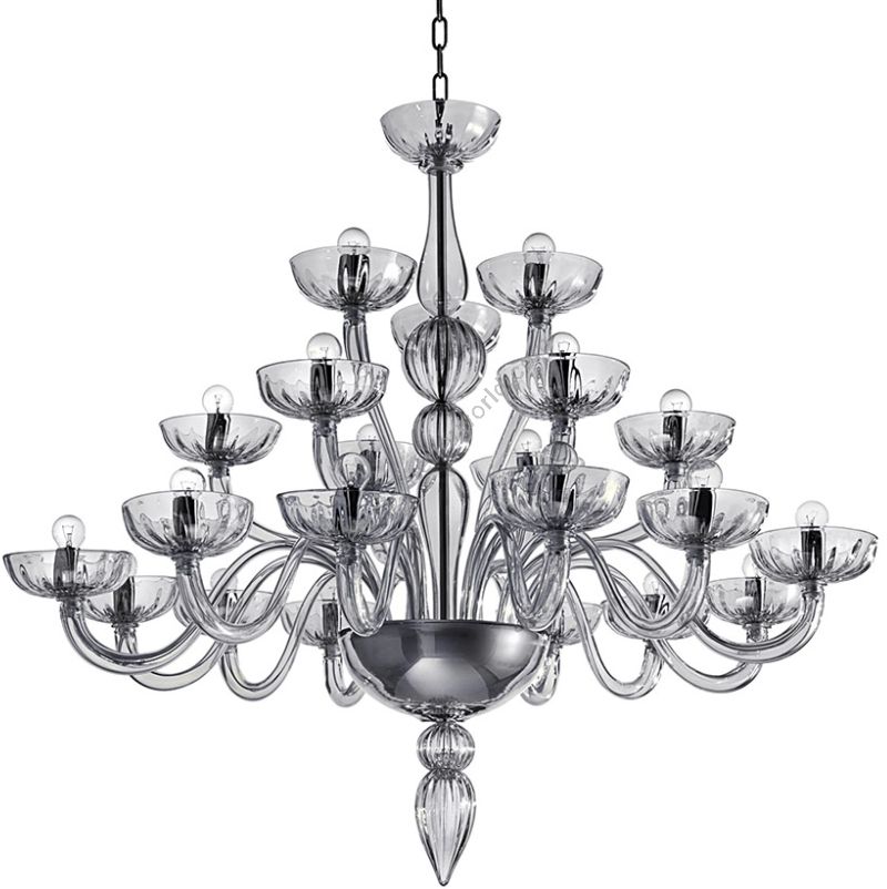 Glass & Glass Murano / Chandeliers / Contemporary Venetian chandeliers C-1930/21