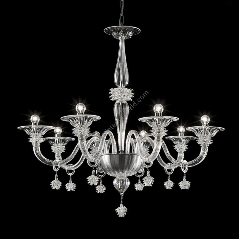 Glass & Glass Murano / Chandeliers / Traditional Venetian chandeliers C-1940/8