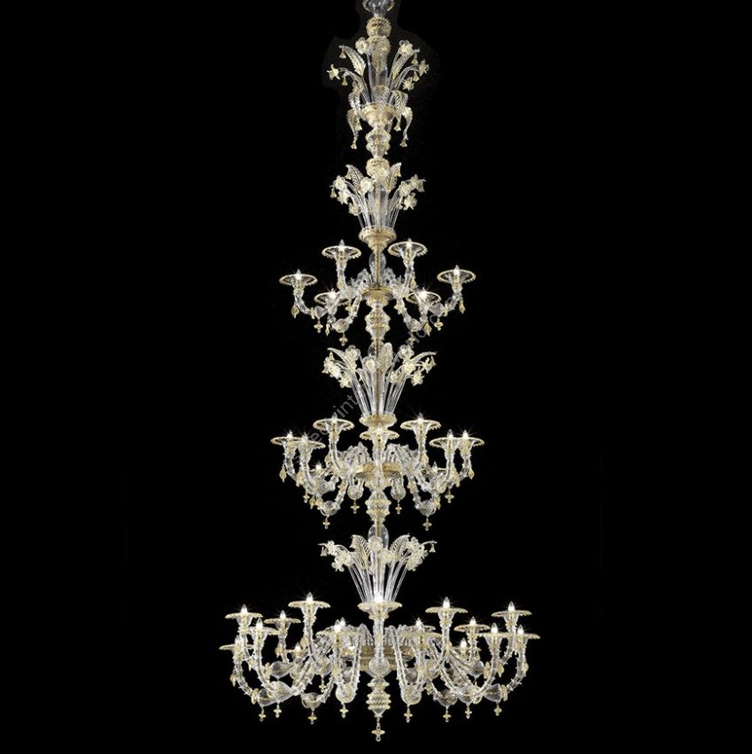 Glass & Glass Murano / Chandeliers / Traditional Venetian chandeliers C-2792/36