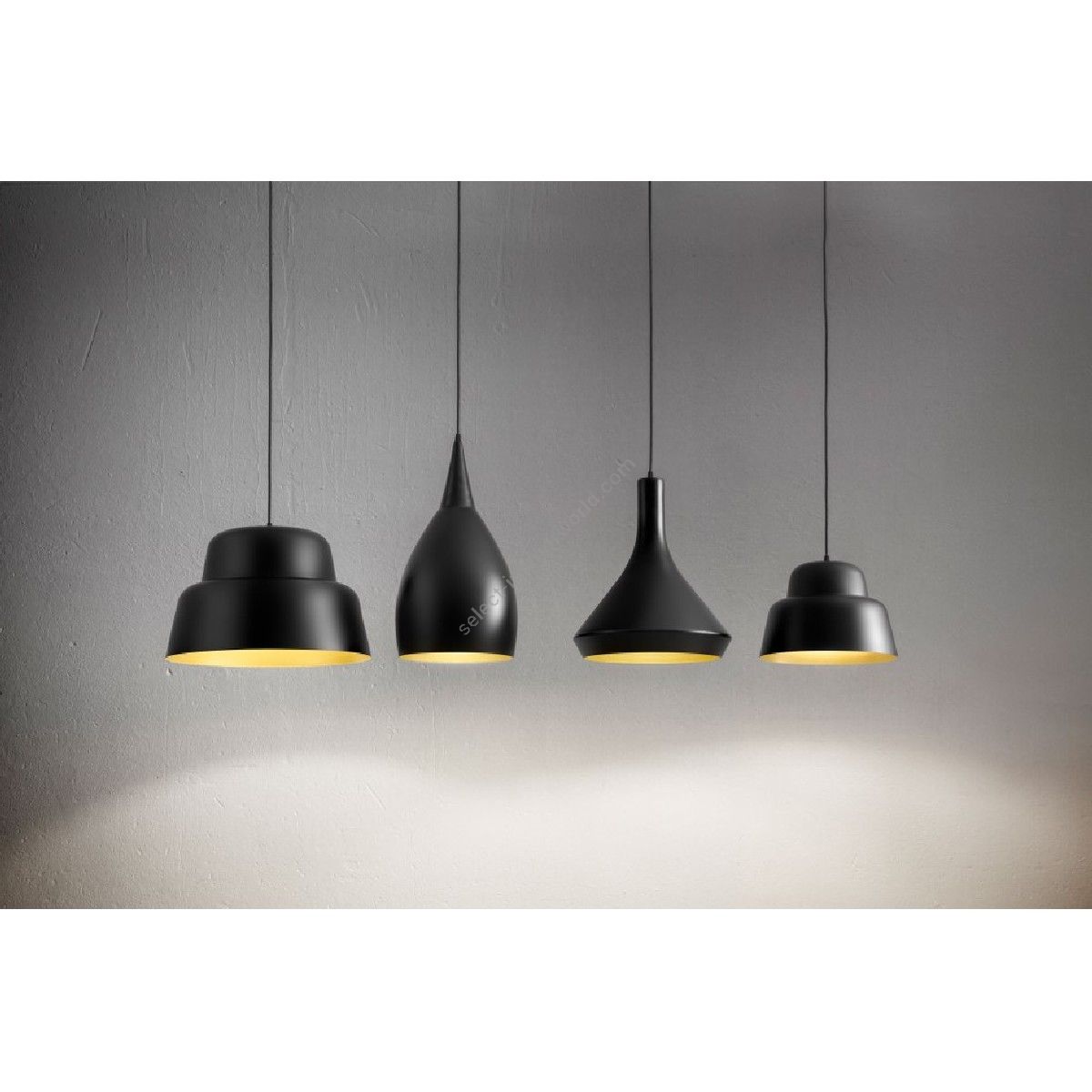 Aldo Bernardi / Suspensions / Cappadocia - Suspension Lamps In Enamelled Aluminum