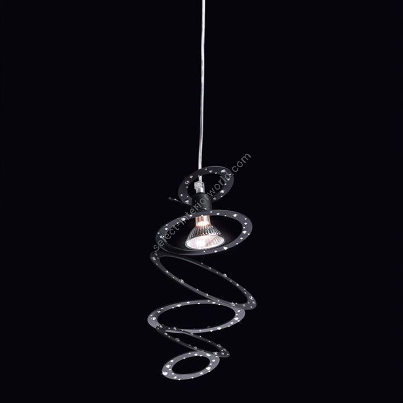Patrizia Volpato / Pendants & Suspension Lights / Cassiopea Handcrafted Swarovski 24 Karat Gold
