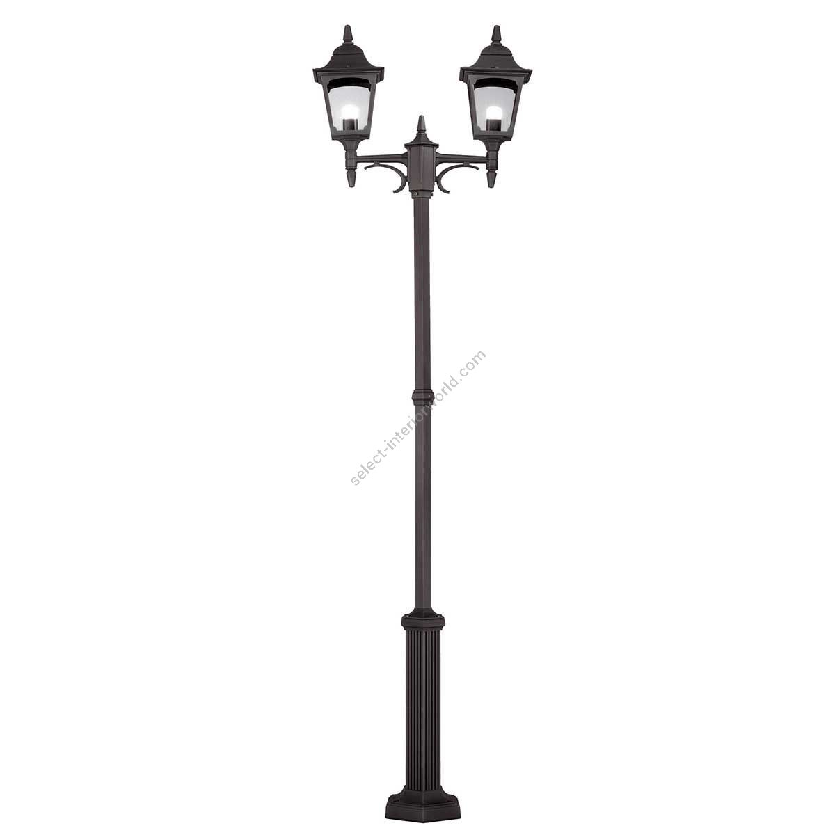Elstead Lighting / Outdoor Post Lights / Chapel Twin Black