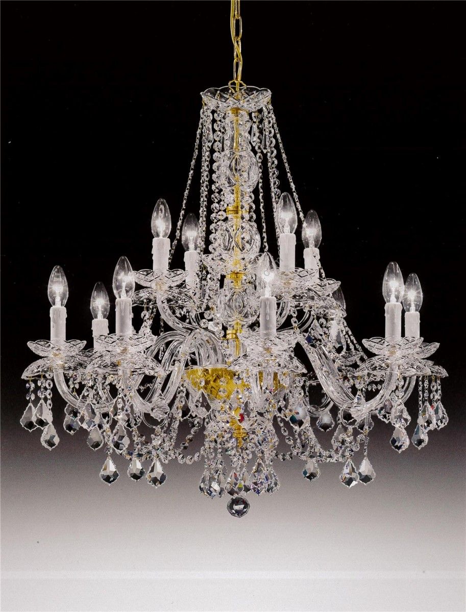 Italian Luxury Lighting / Chandeliers / Elegance Crystal 12 Lights D1306 012