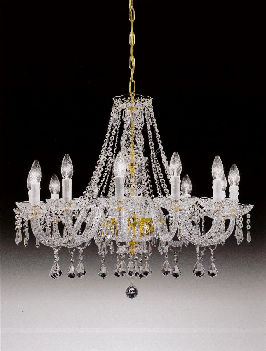 Italian Luxury Lighting / Chandeliers / Elegance Crystal 12 Lights D1307 012